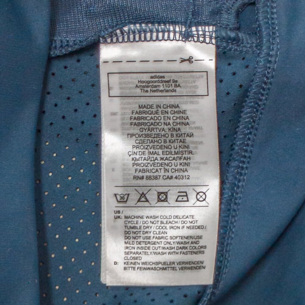 Adidas Crew-Navy Perforated Full-Zip Golf Jacket | NWT Women’s S - Picture 12 of 14
